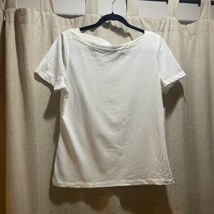 Kate Spade White Tee Size L!